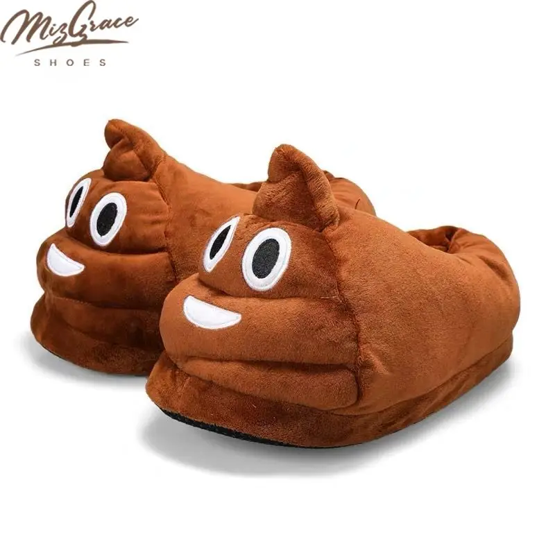 Poop Slippers Winter Full Wrap Cotton Creative Shoes Christmas Gift For Men Women Indoor Soft Warm Funny Wacky Oddball Cute
Poop Slippers Winter Full Wrap Cotton Creative Shoes Christmas Gift For Men Women Indoor Soft Warm Funny Wacky Oddball Cute