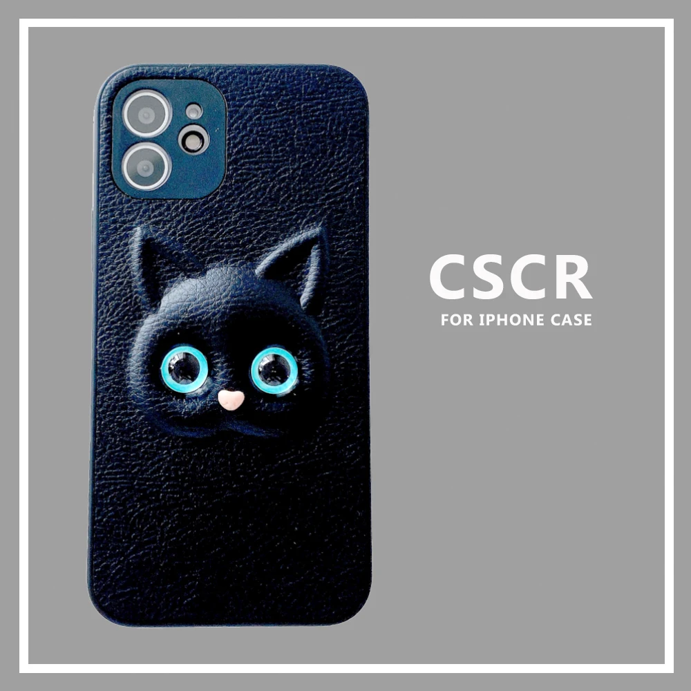 Ins Cute 3D Phone Case For iPhone 12 Pro Max XS XR 7 8 Plus Original Sapphire Cat Back Cover For iphone 11 Cover Cases Fundas
Ins Cute 3D Phone Case For iPhone 12 Pro Max XS XR 7 8 Plus Original Sapphire Cat Back Cover For iphone 11 Cover Cases Fundas