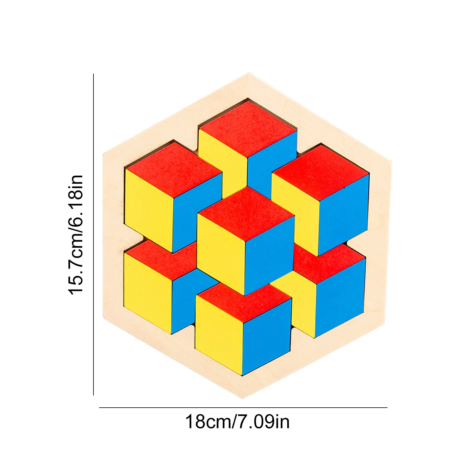 Montessori 3D Wooden Puzzle Creative Building Blocks Tangram For Kids Adults Visual Illusion Brain Teaser Toys For Children
Montessori 3D Wooden Puzzle Creative Building Blocks Tangram For Kids Adults Visual Illusion Brain Teaser Toys For Children
