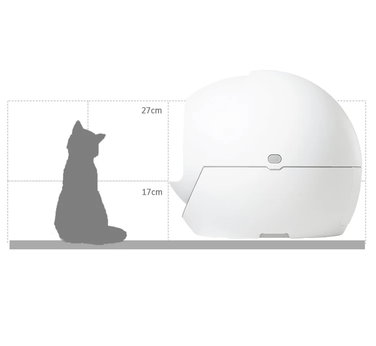 

Automatic Cat Litter Toilet Cat Litter Cleaner Electric Fully Enclosed Intelligent Cat Litter Shovel Deodorizer