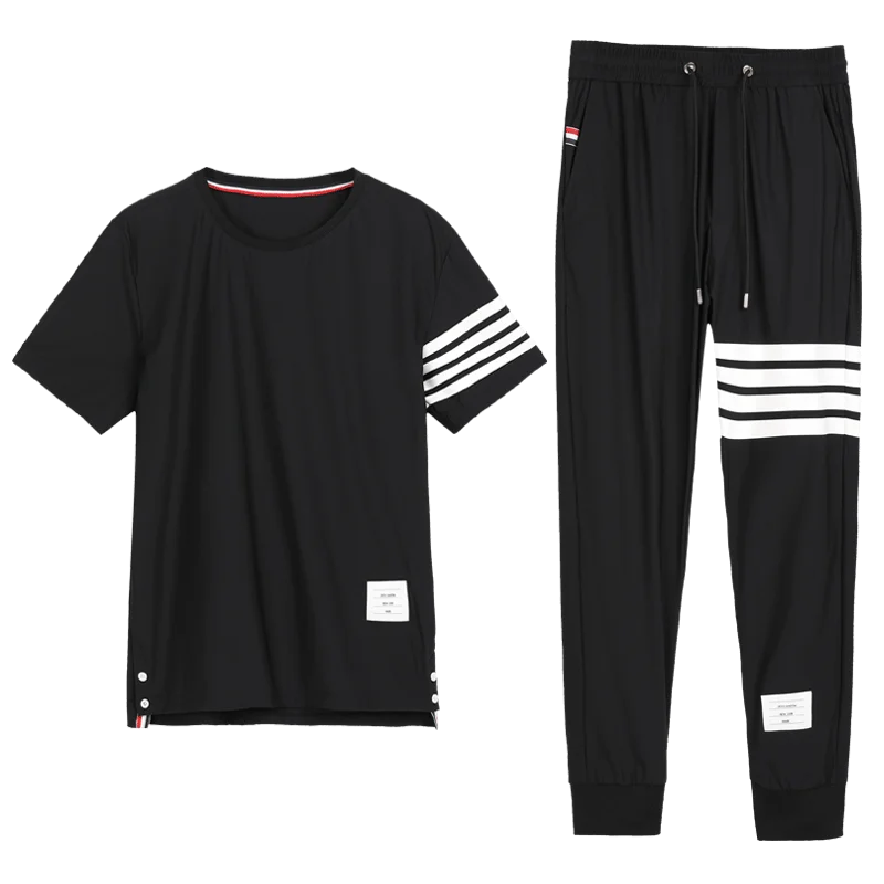 Men Clothing 2021 T-Shirts Pants Clothes Mens Sets Summer Two Piece Outfits Plus Size Sweatpants Designer Tracksuit Korean Style
Men Clothing 2021 T-Shirts Pants Clothes Mens Sets Summer Two Piece Outfits Plus Size Sweatpants Designer Tracksuit Korean Style