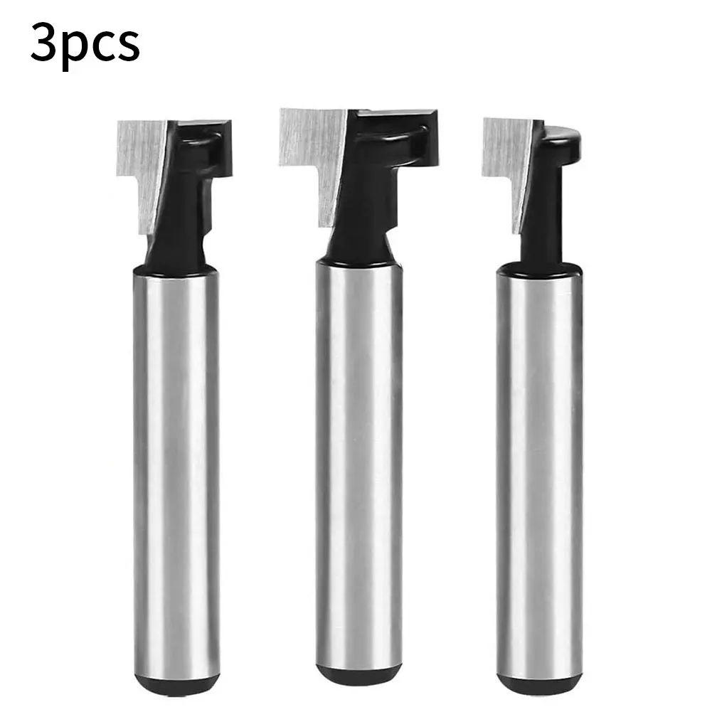 3pcs T-Slot Router Bits Keyhole Cutter Wood Router Bit Carbide Cutter For Wood Hex Bolt Alloy T-Track Slotting Milling Cutter
3pcs T-Slot Router Bits Keyhole Cutter Wood Router Bit Carbide Cutter For Wood Hex Bolt Alloy T-Track Slotting Milling Cutter