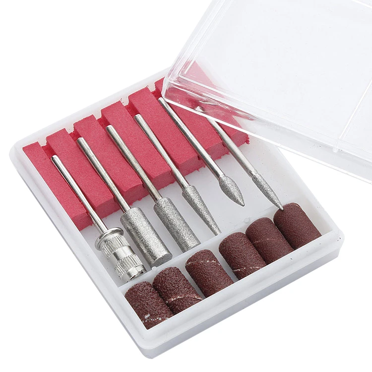 6PCS/Lot Nail Art Supplies Electric Drill Bits File Standing Grinding Head Sand Replacement Polish Machine Set Kit Manicure Tool
6PCS/Lot Nail Art Supplies Electric Drill Bits File Standing Grinding Head Sand Replacement Polish Machine Set Kit Manicure Tool