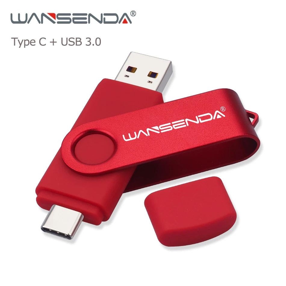 

WANSENDA OTG USB Flash Drive 512GB for Type C PC USB 3.0 Memory Stick 256GB Pen Drive 128GB 64GB 32GB 16GB Cle USB Pendrive