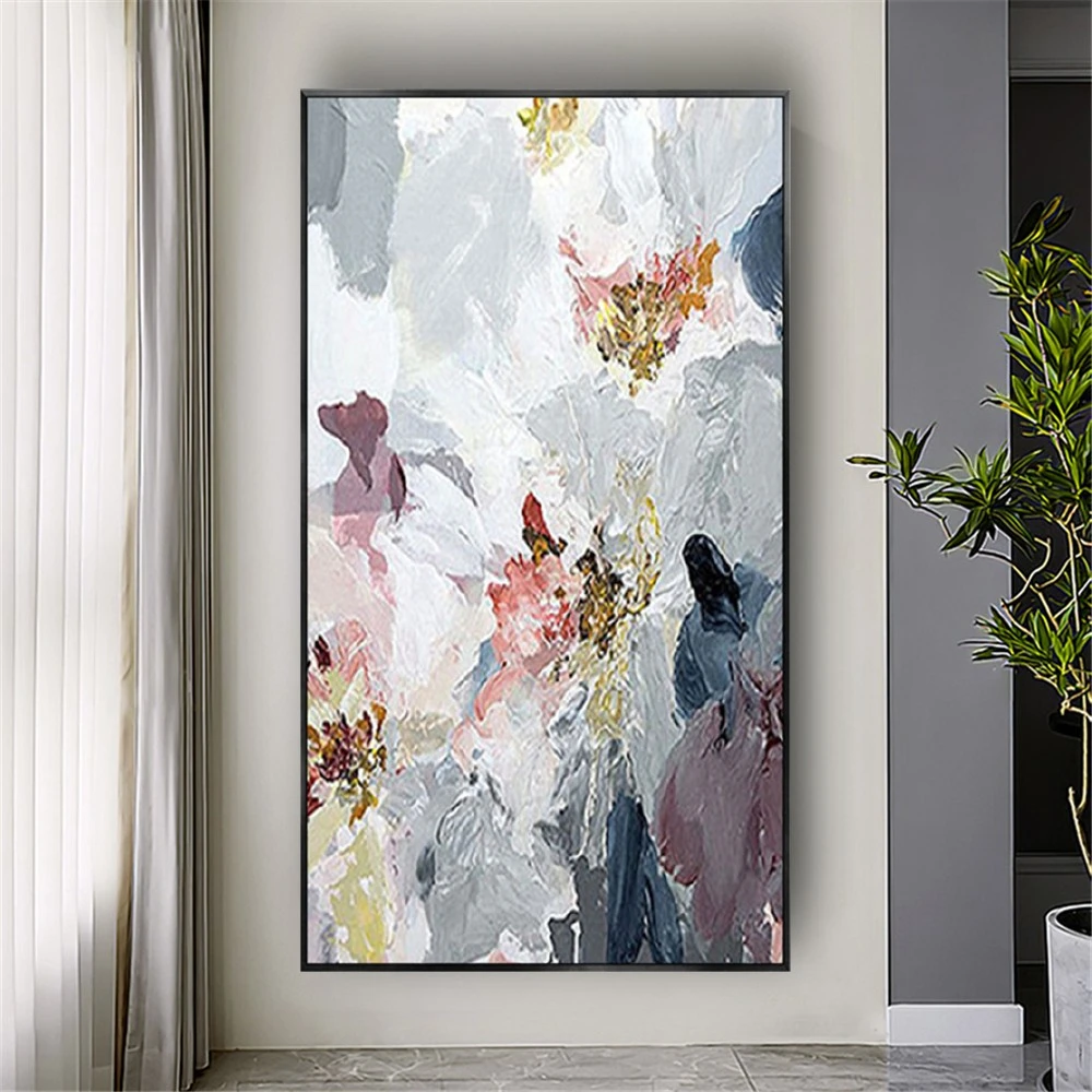 Hand Made Oil Painting On Canvas Abstract Oil Painting Vertical Modern Canvas Wall Art Living Room Decoration Flower Picture
Hand Made Oil Painting On Canvas Abstract Oil Painting Vertical Modern Canvas Wall Art Living Room Decoration Flower Picture