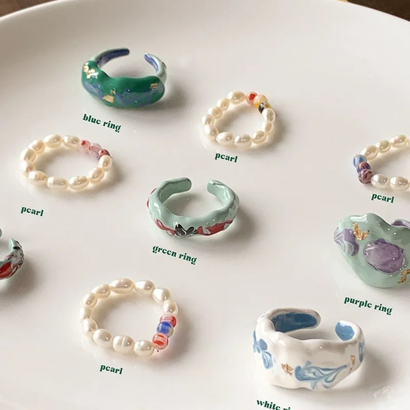 7Rings Trendy Vintage Style Niche Open Rings For Woman Geometric Froral Painted Alloy Assorted Colors Fashion Jewelry For Couple
7Rings Trendy Vintage Style Niche Open Rings For Woman Geometric Froral Painted Alloy Assorted Colors Fashion Jewelry For Couple