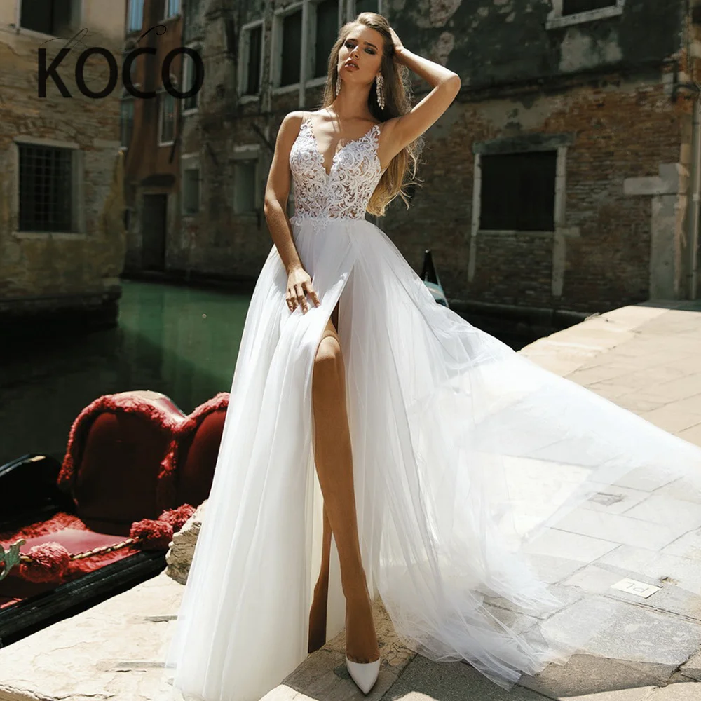 MACDUGAL Wedding Dresses 2021 Simple V Neck Lace Beach Party Bride Gown Flower Appliques Vestido De Novia Civil Women Skirt
MACDUGAL Wedding Dresses 2021 Simple V Neck Lace Beach Party Bride Gown Flower Appliques Vestido De Novia Civil Women Skirt