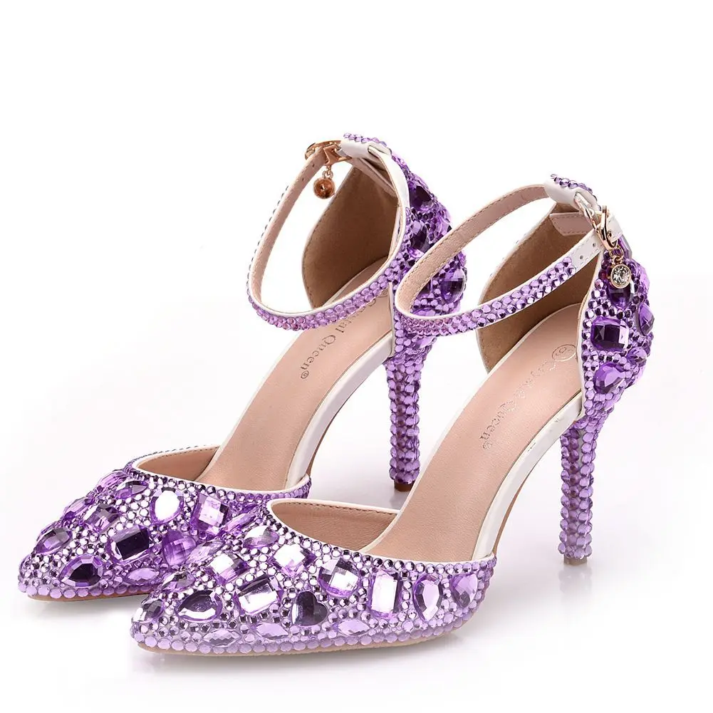 Sexy Women Wedding Shoes Sweet Rhinestone Shoes Bride Princess Water Drill Dress Shoes High Heels Pumps Wedding party sandals
Sexy Women Wedding Shoes Sweet Rhinestone Shoes Bride Princess Water Drill Dress Shoes High Heels Pumps Wedding party sandals