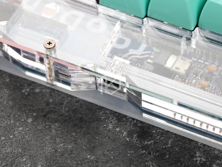 Layered Acrylic Case for ergodone custom keyboard ergo case Ergonomic Keyboard Kit acrylic plate for ergo ergodone