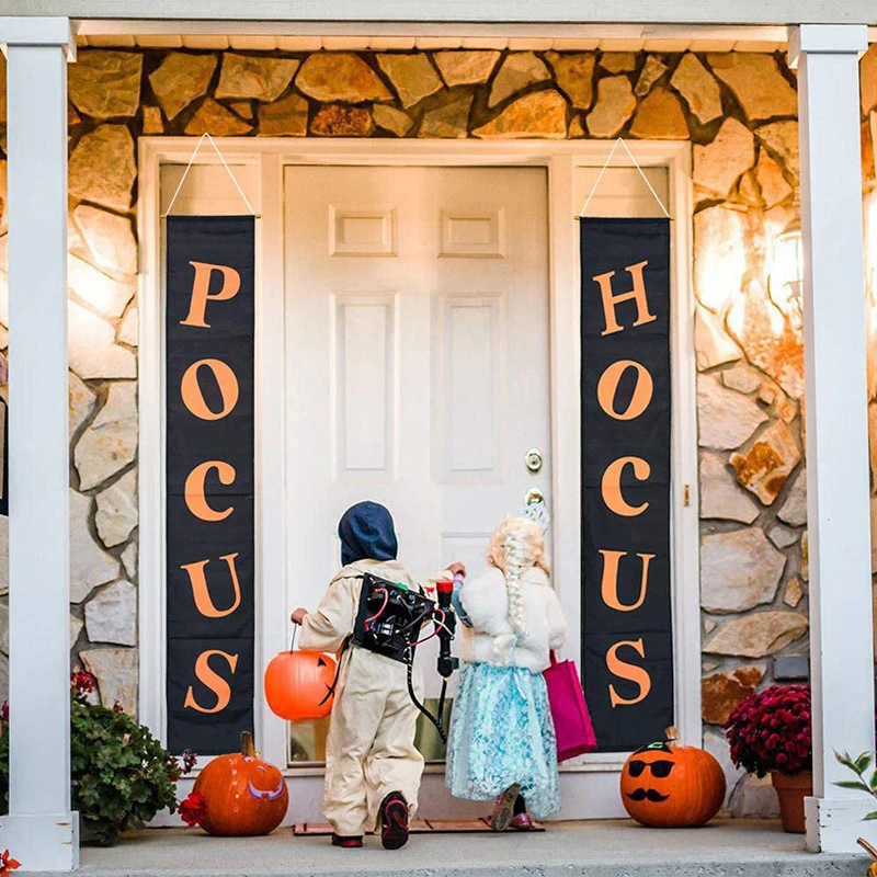 Halloween Party Couplet Door Width Trick Or Treat Outdoor Banner Pocus Hocus Decorative Door Curtain Banner Flag Halloween Decor
Halloween Party Couplet Door Width Trick Or Treat Outdoor Banner Pocus Hocus Decorative Door Curtain Banner Flag Halloween Decor