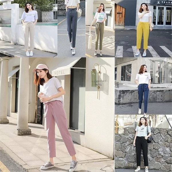 Ready StockFashion Women Long Trousers Palazo laici Female Cotton Loose Casual Pants Plus Size Linen Cotton long pants
Ready StockFashion Women Long Trousers Palazo laici Female Cotton Loose Casual Pants Plus Size Linen Cotton long pants
