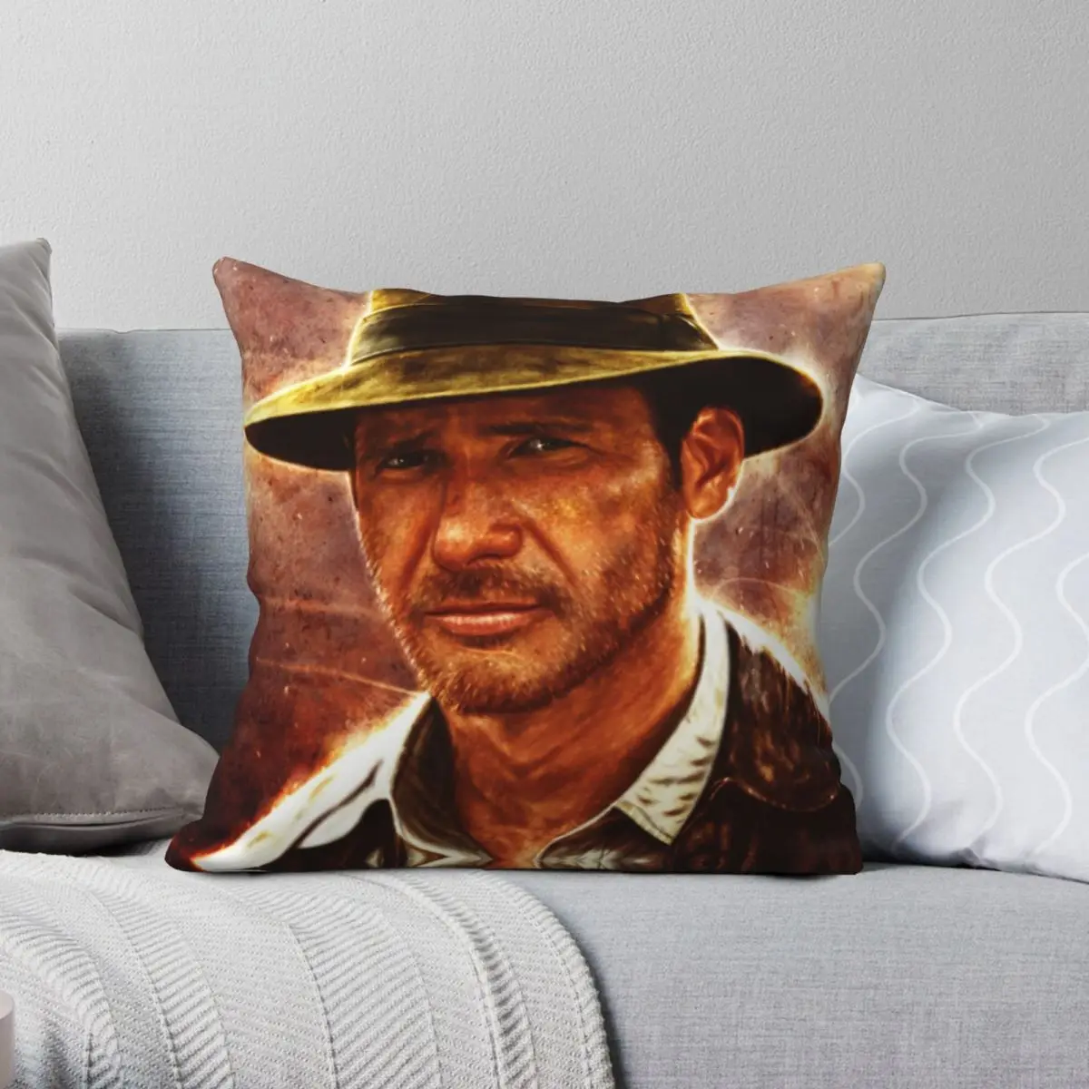 Indiana Jones Square Pillowcase Polyester Linen Velvet Creative Zip Decor Sofa Seater Cushion Cover Wholesale
Indiana Jones Square Pillowcase Polyester Linen Velvet Creative Zip Decor Sofa Seater Cushion Cover Wholesale