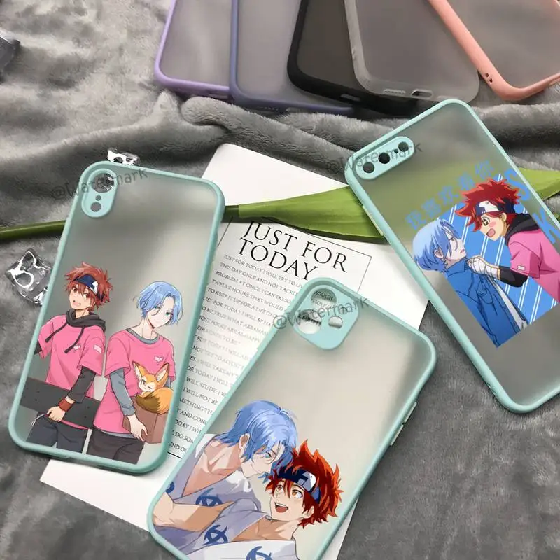 Cute Anime Sk8 The Infinity Phone Case For IPhone 8 7 Plus X Xr Xs 13 12 11 Pro Max Sky Blue Matte Translucent Cover
Cute Anime Sk8 The Infinity Phone Case For IPhone 8 7 Plus X Xr Xs 13 12 11 Pro Max Sky Blue Matte Translucent Cover
