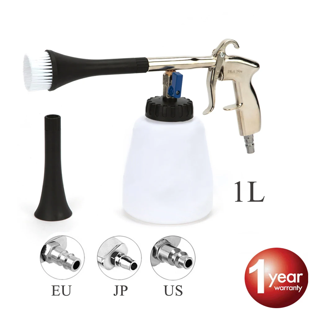 Пистолет Tornado для мойки автомобиля, инструмент для глубокой очистки салона автомобиля, с щеткой и воздушным управлением
Пистолет Tornado для мойки автомобиля, инструмент для глубокой очистки салона автомобиля, с щеткой и воздушным управлением