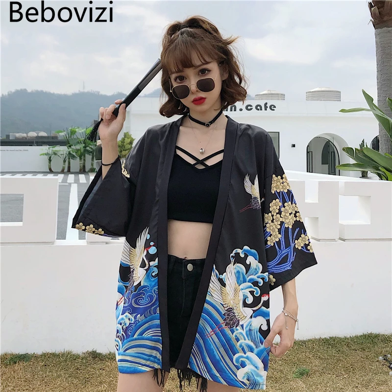 Haori Yukata cardigan women Japanese Kimono Traditional Clothing Vintage Crane Anime Kimono Beach Girls Kimono Dress Shirts
Haori Yukata cardigan women Japanese Kimono Traditional Clothing Vintage Crane Anime Kimono Beach Girls Kimono Dress Shirts