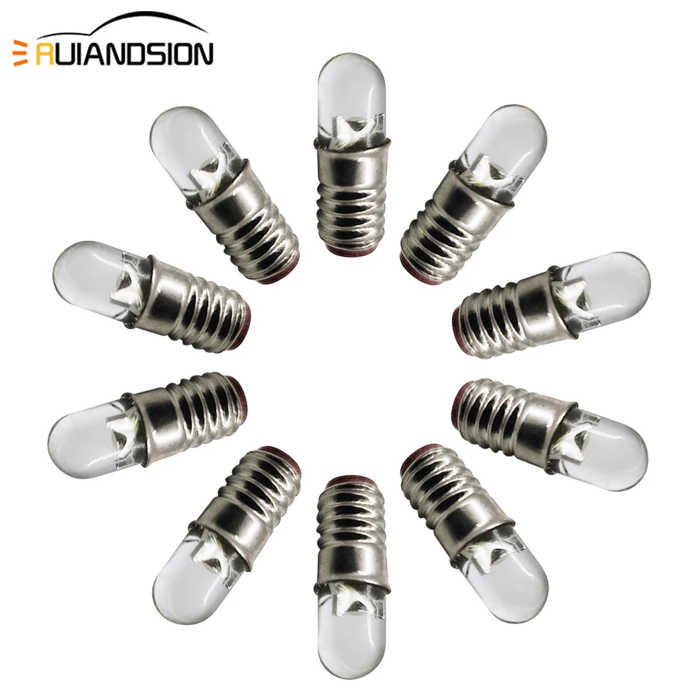 Светодиодная лампа RUIANDSION E5 E5.S с винтом, 10 шт., F3SMD, хорошая яркость 60 лм, 3 в, 6 в, 12 В, 24 В, теплый, 4300K, холодный белый, 6000K, водонепроницаемая, 4,5 мм
Светодиодная лампа RUIANDSION E5 E5.S с винтом, 10 шт., F3SMD, хорошая яркость 60 лм, 3 в, 6 в, 12 В, 24 В, теплый, 4300K, холодный белый, 6000K, водонепроницаемая, 4,5 мм