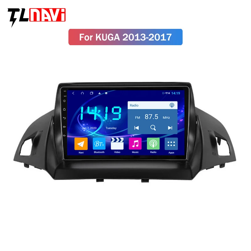 IPS DSP CARPLAY 4G + 64G Android 10 GPS навигация для Ford Kuga Escape 2012 2016 стерео Мультимедиа Bluetooth
