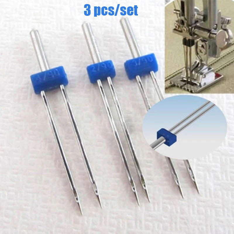 3Pcs Household Multifunctional Sewing Machine Accessories Double Needle 2MM 3MM 4MM Double Needle Set of Three Specifications
3Pcs Household Multifunctional Sewing Machine Accessories Double Needle 2MM 3MM 4MM Double Needle Set of Three Specifications
