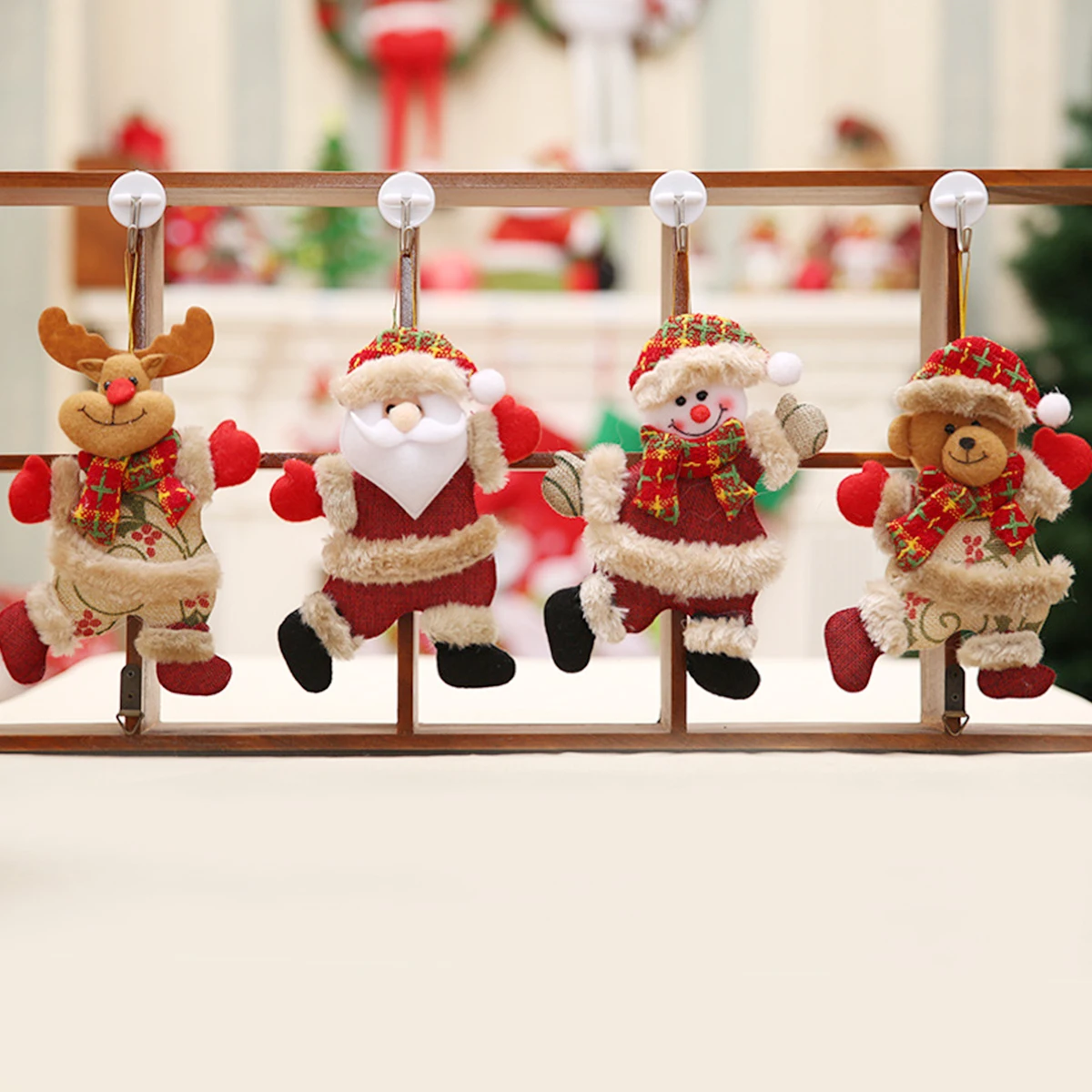 Santa Claus Christmas Doll Pendants Elks Snowman Little Bear Christmas Hanging Ornament For Xmas Tree Theme Party Decor
Santa Claus Christmas Doll Pendants Elks Snowman Little Bear Christmas Hanging Ornament For Xmas Tree Theme Party Decor