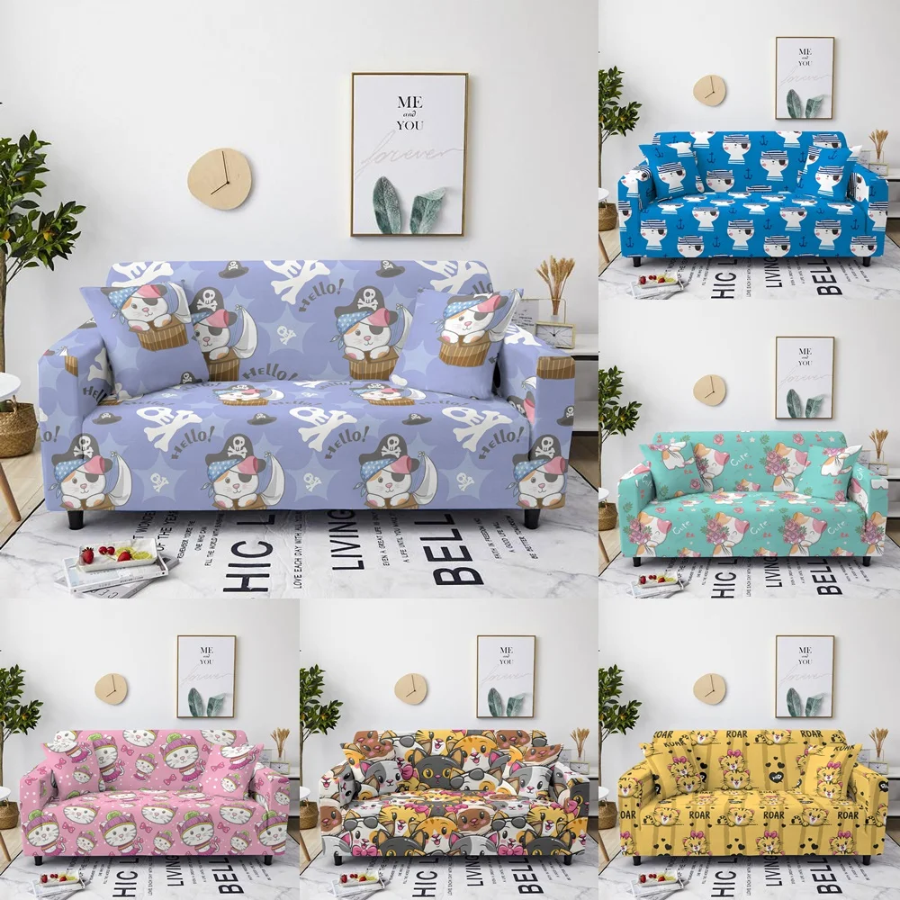 Pirate Cat Elastic Sofa Cover Stretch Cartoon Animal Anchor Couch Covers For Living Room Pink Floral Armchair Protector 1-4 Seat
Pirate Cat Elastic Sofa Cover Stretch Cartoon Animal Anchor Couch Covers For Living Room Pink Floral Armchair Protector 1-4 Seat