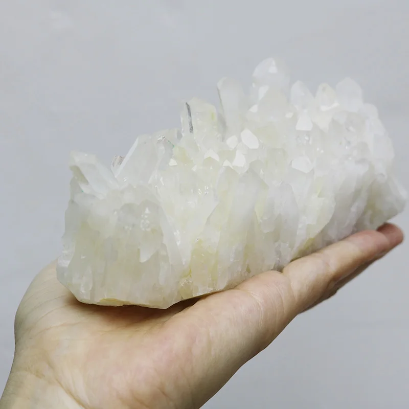 663g Natural White Crystal Quartz Crystal Cluster Energy Healing Specimen Natural Stone radiation-resistant
663g Natural White Crystal Quartz Crystal Cluster Energy Healing Specimen Natural Stone radiation-resistant