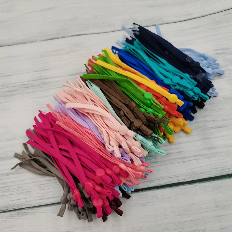 100 Pieces Mask Elastic Rope Adjustable Elastic Buckle Band Cord Stretch String For DIY Mouth Mask Accessory Sewing Stretch Rope
100 Pieces Mask Elastic Rope Adjustable Elastic Buckle Band Cord Stretch String For DIY Mouth Mask Accessory Sewing Stretch Rope
