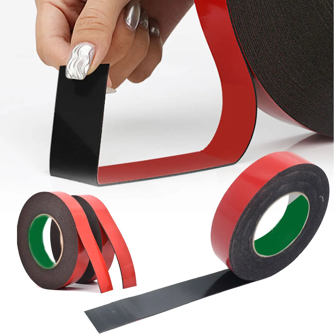 10 meters long super strong double-sided foam tape used to install the fixed pad, strong adhesion
10 meters long super strong double-sided foam tape used to install the fixed pad, strong adhesion