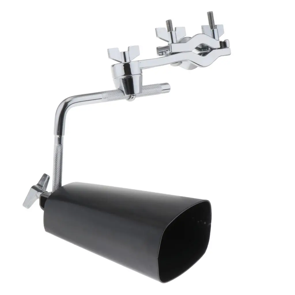 6' Metal Cow Bell Noise Maker Percussion Musical Instrument Mountable w/ Stand Clamp for Drum with Mounting Bracket
6' Metal Cow Bell Noise Maker Percussion Musical Instrument Mountable w/ Stand Clamp for Drum with Mounting Bracket