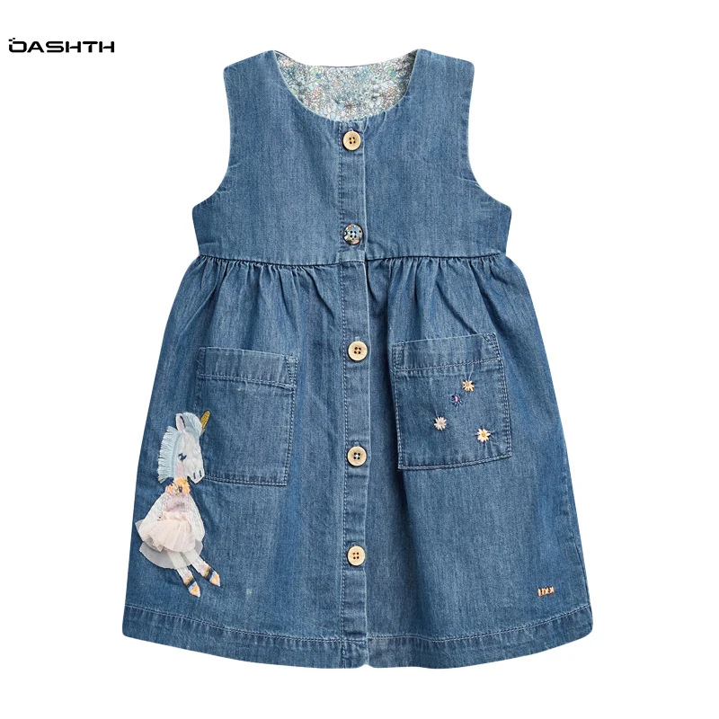 OASHTH Children's clothing summer new children's skirts girls dress sleeveless denim skirts
OASHTH Children's clothing summer new children's skirts girls dress sleeveless denim skirts