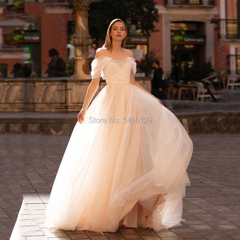 2023 Off the Shoulder Princess Wedding Dresses Sweetheart Applique Sleeveless Bride Dress A-Line Corset Back Boho Wedding Gown
2023 Off the Shoulder Princess Wedding Dresses Sweetheart Applique Sleeveless Bride Dress A-Line Corset Back Boho Wedding Gown