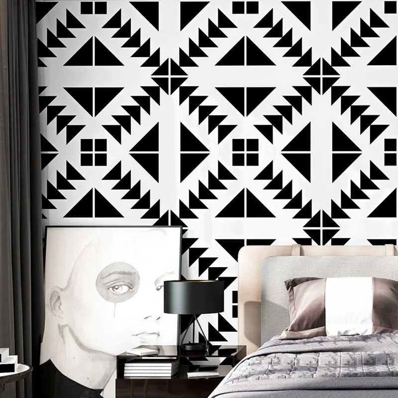 Black and White Wallpaper Square Plaid Northern European Style Modern Simple Ceiling Ceiling Living Room Bedroom TV Background
Black and White Wallpaper Square Plaid Northern European Style Modern Simple Ceiling Ceiling Living Room Bedroom TV Background