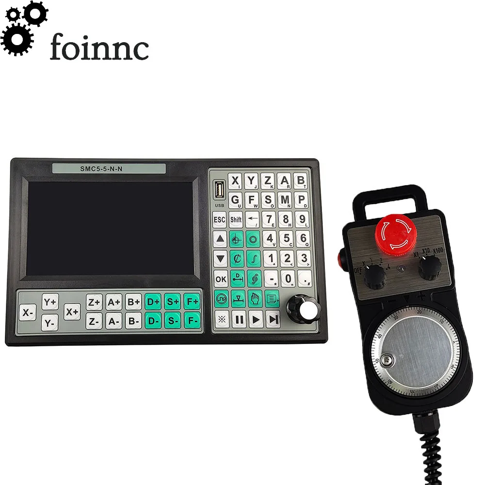 Special offer hot 5 axis offline CNC controller set 500KHz motion control system 7 inch screen 6 axis emergency stop hand wheel
Special offer hot 5 axis offline CNC controller set 500KHz motion control system 7 inch screen 6 axis emergency stop hand wheel