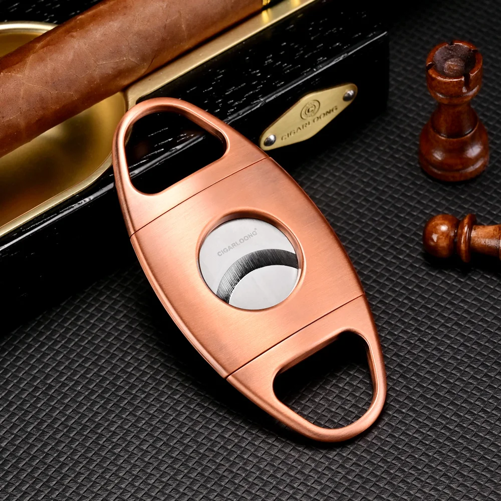 CIGARLOONG Cigar Cutter Guillotine Stainless Steel Creative Portable Sharp Blade Cigar Scissors Cigar Smoking Accessories 
CIGARLOONG Cigar Cutter Guillotine Stainless Steel Creative Portable Sharp Blade Cigar Scissors Cigar Smoking Accessories
