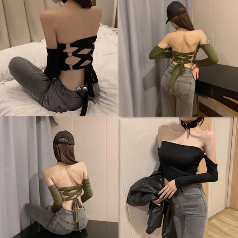Hot Sexy Women T shirt Solid Color Short Length Long Sleeve Slash Neck Women Tops Tees Slim Fit Women T-shirt
Hot Sexy Women T shirt Solid Color Short Length Long Sleeve Slash Neck Women Tops Tees Slim Fit Women T-shirt