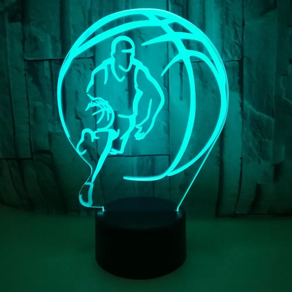 New Basketball Creative Cute Decorative Model 3D Night Light Action Character Colorful Touch LED Visual Neon Signs Nightlamp
New Basketball Creative Cute Decorative Model 3D Night Light Action Character Colorful Touch LED Visual Neon Signs Nightlamp