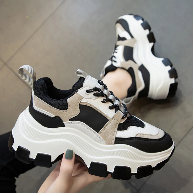 2021 New Women's Chunky Sneakers Thick Bottom Platform Running Shoes Fashion Breathable Casual Walking Shoe for Woman Female Hot
2021 New Women's Chunky Sneakers Thick Bottom Platform Running Shoes Fashion Breathable Casual Walking Shoe for Woman Female Hot