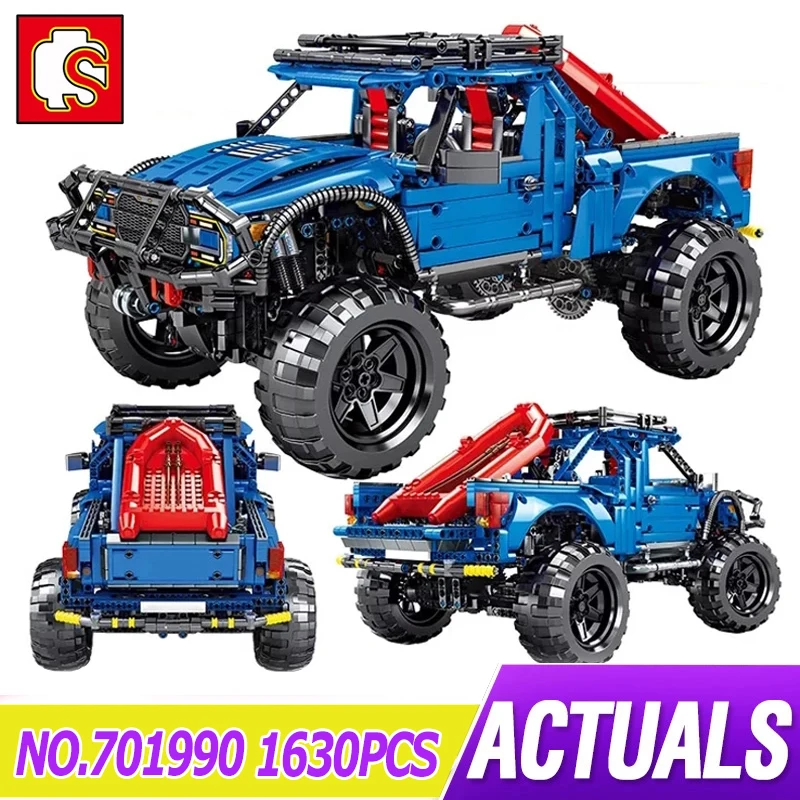 SEMBO Block 1630PCS City Remote Control Car Bricks High Tech RC/non-RC Trucks Pickup Model Building Blocks Toys For Kids
SEMBO Block 1630PCS City Remote Control Car Bricks High Tech RC/non-RC Trucks Pickup Model Building Blocks Toys For Kids