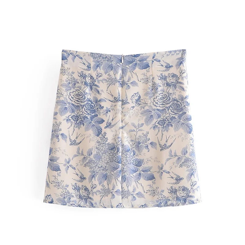 2021 Women French Vintage Flowers Print Skirts Faldas Mujer Zipper Sexy Split Female All-match Mini Skirt OM7129
2021 Women French Vintage Flowers Print Skirts Faldas Mujer Zipper Sexy Split Female All-match Mini Skirt OM7129