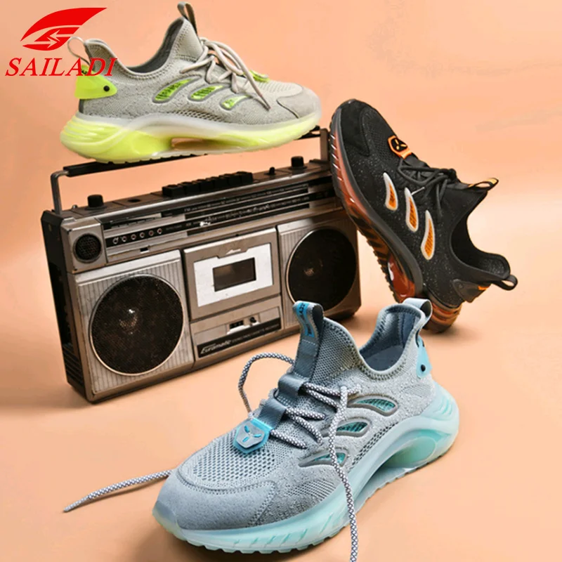 Sailadi Running Shoes Men Breathable Fly Woven Popcorn Combination Sole Sports Shoes Outdoor Training Walking Sneakers ST102
Sailadi Running Shoes Men Breathable Fly Woven Popcorn Combination Sole Sports Shoes Outdoor Training Walking Sneakers ST102