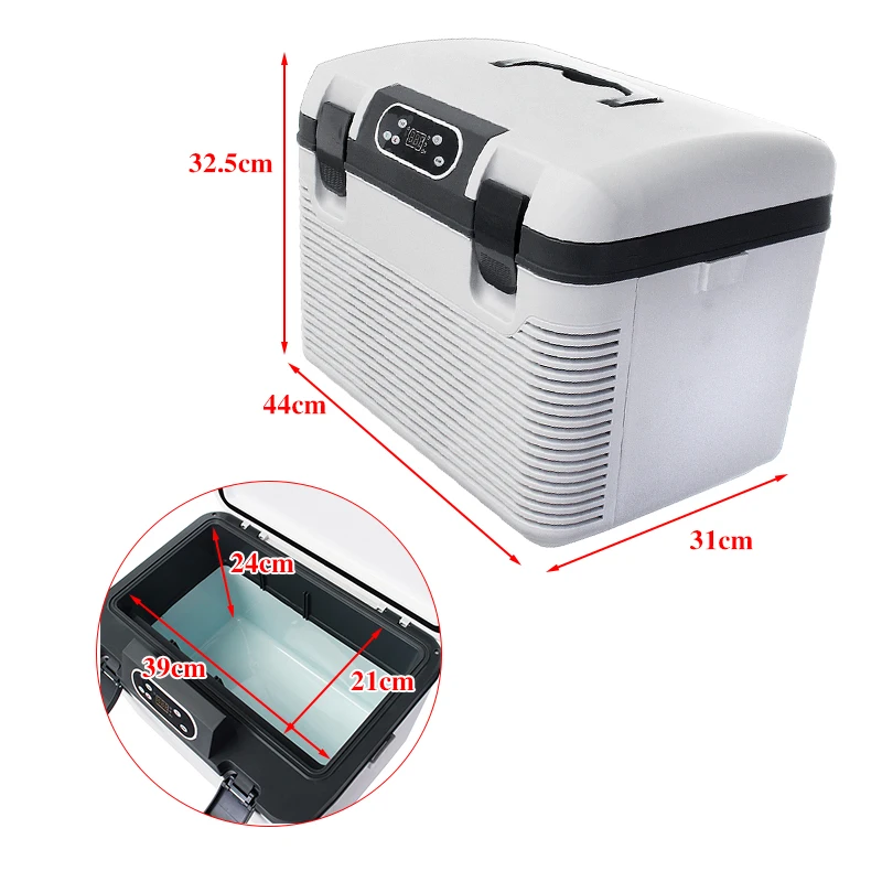 19L Car Refrigerator Freeze heating DC12-24V/AC220V Fridge Compressor for Car Home Picnic Refrigeration heating -5~65 Degrees
19L Car Refrigerator Freeze heating DC12-24V/AC220V Fridge Compressor for Car Home Picnic Refrigeration heating -5~65 Degrees