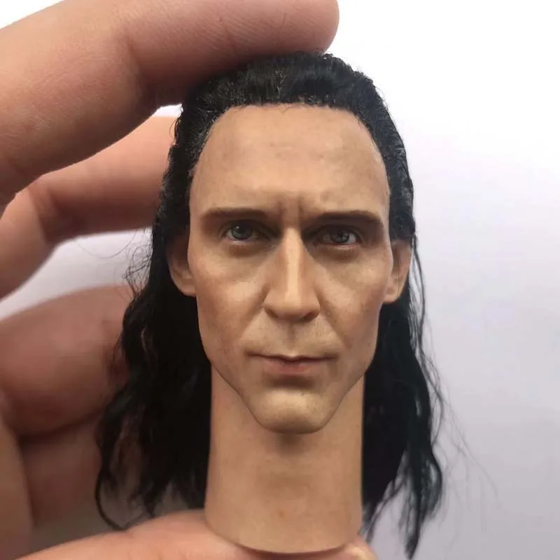 1/6 Scale Loki Head Sculpt with Real Hair Giants Gods Male Soldier Thomas William Hiddleston Head Carving Action Figure Toy
1/6 Scale Loki Head Sculpt with Real Hair Giants Gods Male Soldier Thomas William Hiddleston Head Carving Action Figure Toy