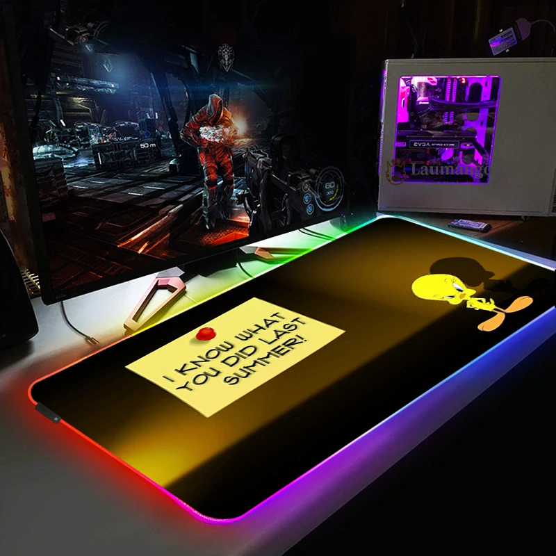 Tweety Bird Gaming Mouse Rgb Mats Pc Accessories Carpet Keyboard Pad Xxl Big Mousepepad Backlit Mat Led Gamer Complete Desk Pads
Tweety Bird Gaming Mouse Rgb Mats Pc Accessories Carpet Keyboard Pad Xxl Big Mousepepad Backlit Mat Led Gamer Complete Desk Pads