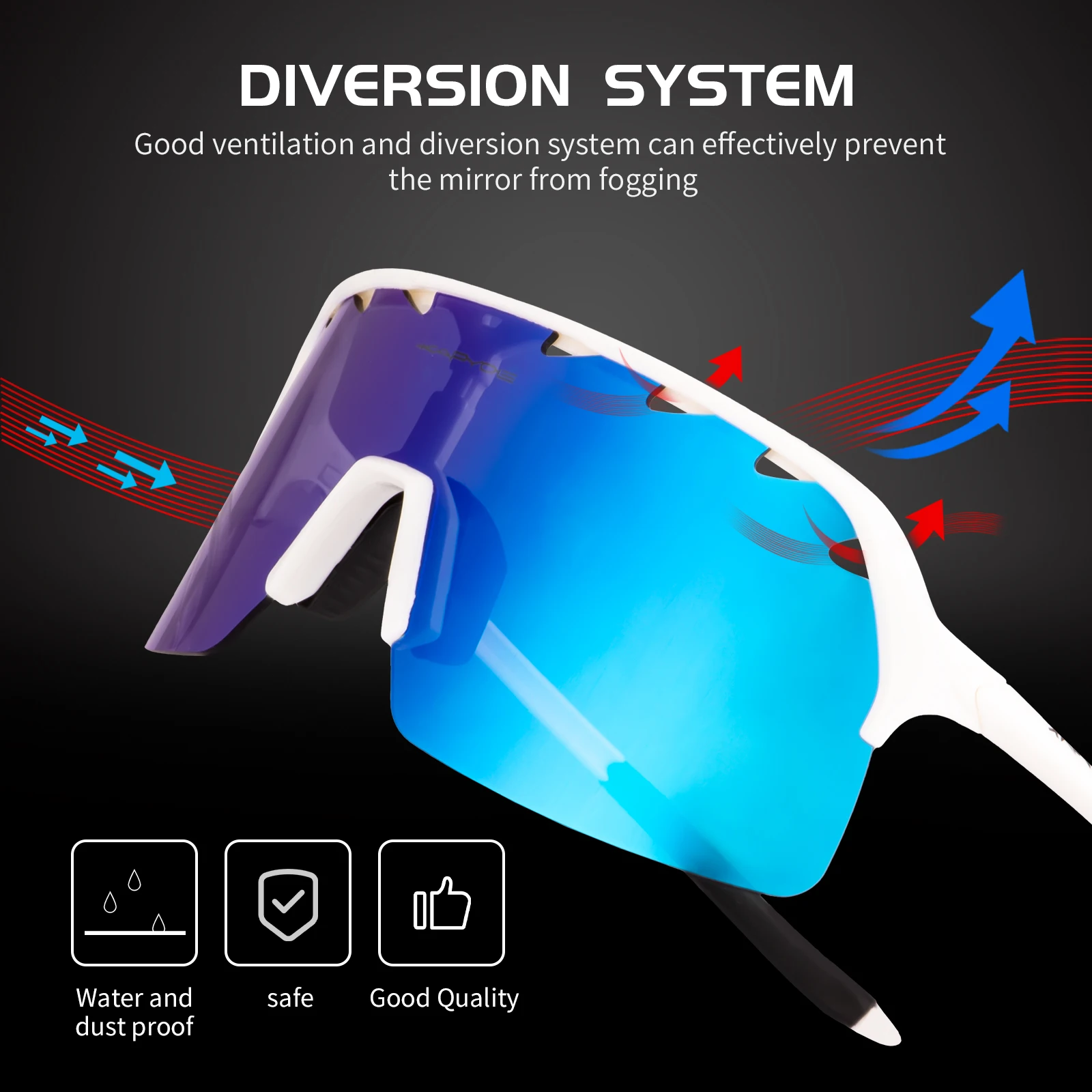 Kapvoe Cycling Glasses Mountain Bike Goggles UV400 Polarized Bicycle Sunglasses Men Outdoor Cycling Eyewear MTB Sports Glasses
Kapvoe Cycling Glasses Mountain Bike Goggles UV400 Polarized Bicycle Sunglasses Men Outdoor Cycling Eyewear MTB Sports Glasses