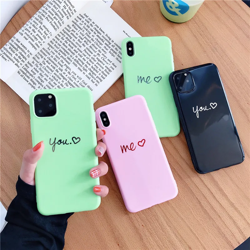 Ручная роспись дизайн для iPhone11Pro Макс XR Xs макс 7 8plus 6 S плюс простые однотонные Цвет