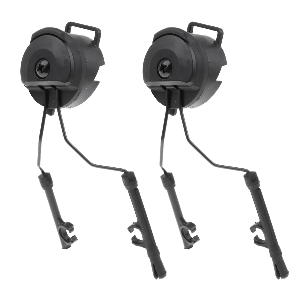 Helmet Headset Support Rail Adaptor Suspension Headphones Bracket Hunting Earmuffs Left & Right Side Attachments |