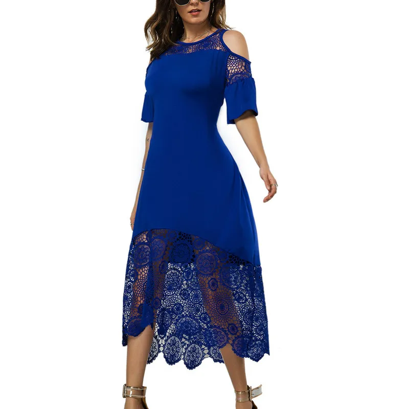 Woman Dress 2021 Spring Summer Casual Slim Hollow Out Lace Maxi Dresses Vintage Sexy Off Shoulder Long Party Dress 5XL
Woman Dress 2021 Spring Summer Casual Slim Hollow Out Lace Maxi Dresses Vintage Sexy Off Shoulder Long Party Dress 5XL