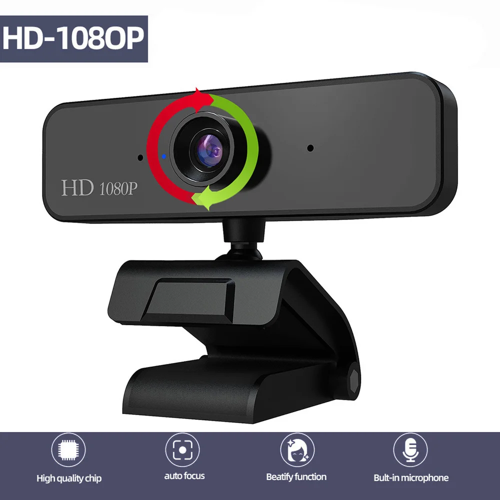 HD веб камера с автофокусом 5 мегапикселей поддержка 720P 1080 видеозвонков компьютер
