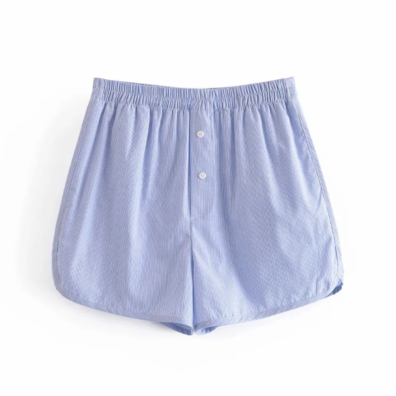 2021 New Spring Women Elastic Waist Striped Shorts Casual Female Loose Clothes P2013
2021 New Spring Women Elastic Waist Striped Shorts Casual Female Loose Clothes P2013