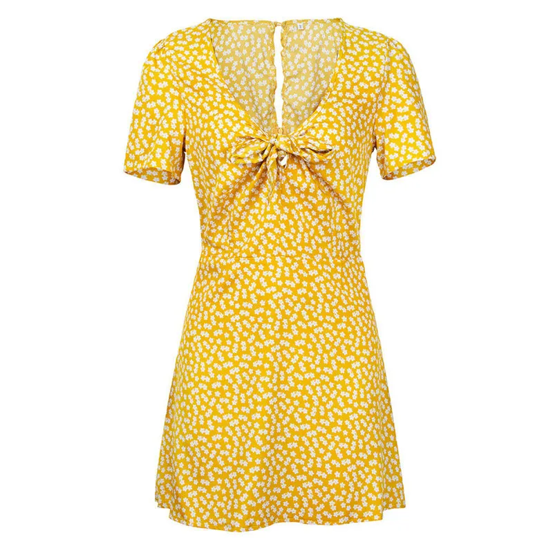 Fashion Women Polka Dot Boho Ruffle Sexy Mini Dress V-Neck Party Summer Beach Holiday Vestidos Bow Short Sleeve Dresses Women
Fashion Women Polka Dot Boho Ruffle Sexy Mini Dress V-Neck Party Summer Beach Holiday Vestidos Bow Short Sleeve Dresses Women