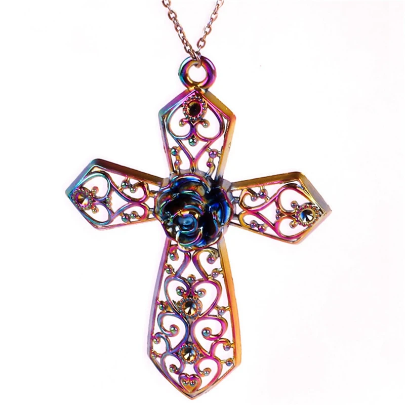 Crosses For Men Women's Jewelry Cruzar Necklace Link Chain Around The Neck Punk Necklaces For Girl Choker Cross Vintage Rainbow
Crosses For Men Women's Jewelry Cruzar Necklace Link Chain Around The Neck Punk Necklaces For Girl Choker Cross Vintage Rainbow